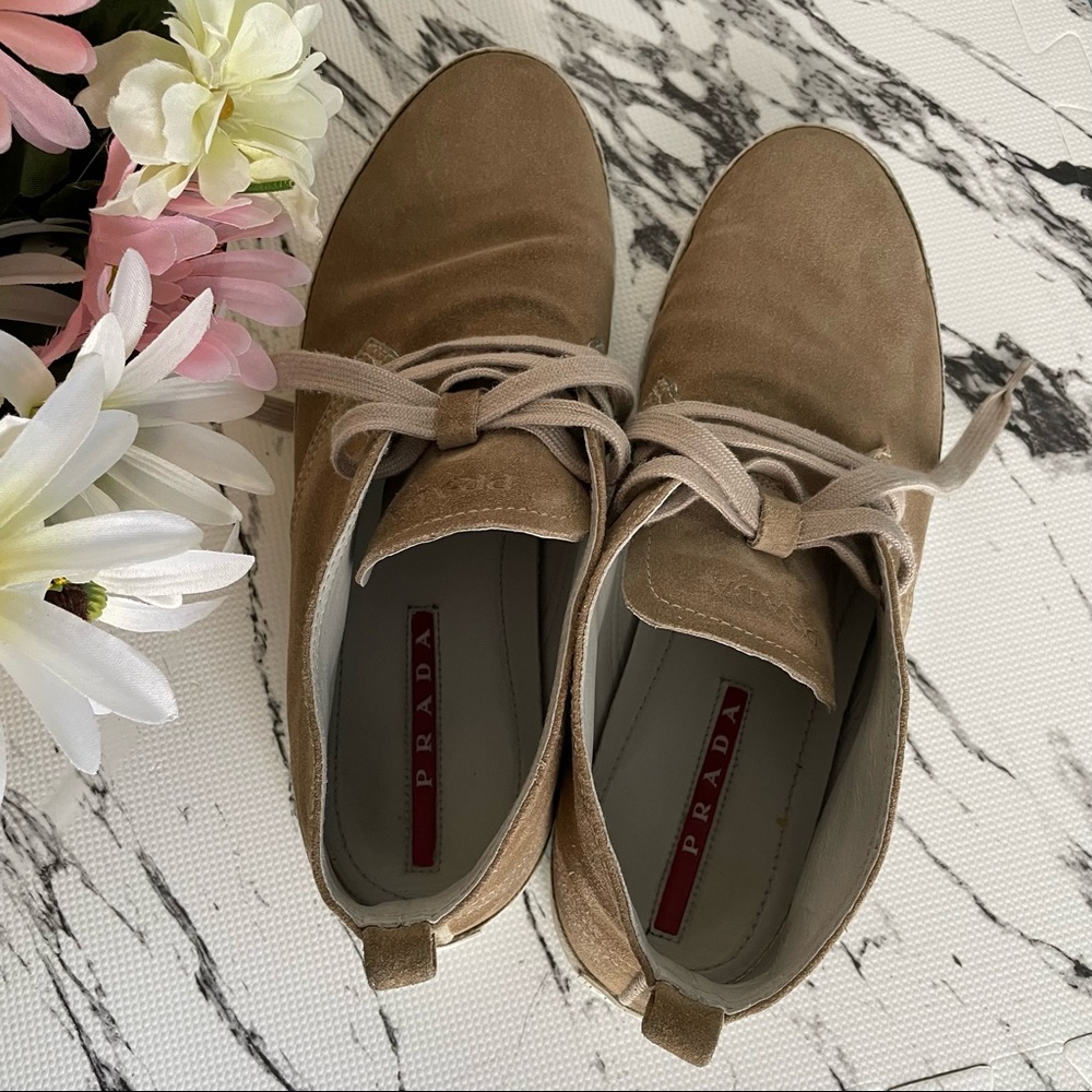 Prada Suede Men’s Chukka boots Size8